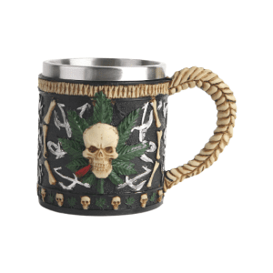 Jungle Skull stainless steel mug