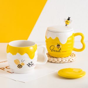 Ceramic Sweet Honey Bee Mug Cup - Coffee Cup