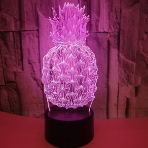Pineapple 3D LED night light