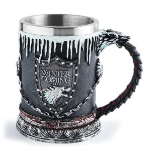 game of thrones starks Mug - Beer Cup ; winter coming series