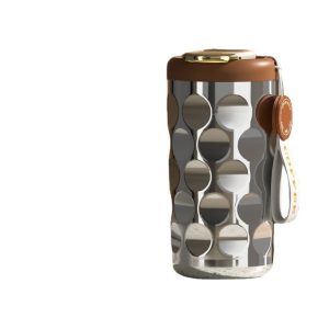 Ceramic Coffee Cup Stainless Steel Portable Intelligent Vacuum Mug
