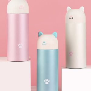 Stainless steel smart cat creative thermos mug