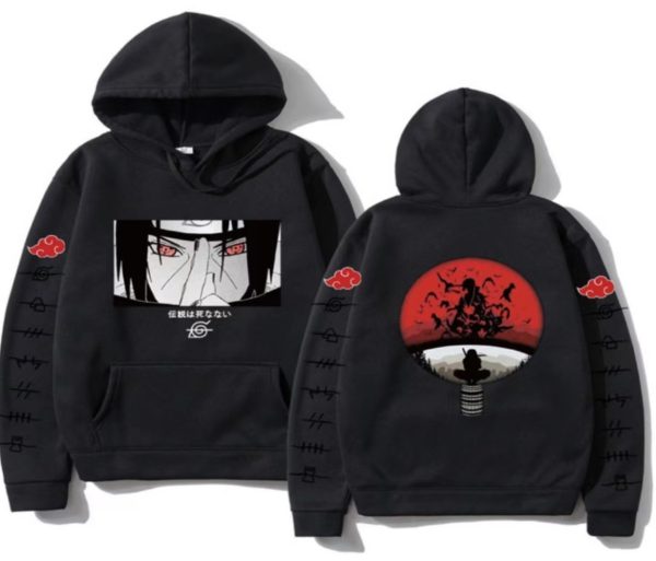 Naruto Long sleeved Sweater | kakashi; itachi; naruto; hidden leaf design - Image 1