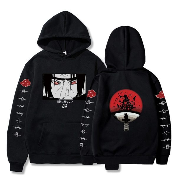 Naruto Long sleeved Sweater | kakashi; itachi; naruto; hidden leaf design - Image 17