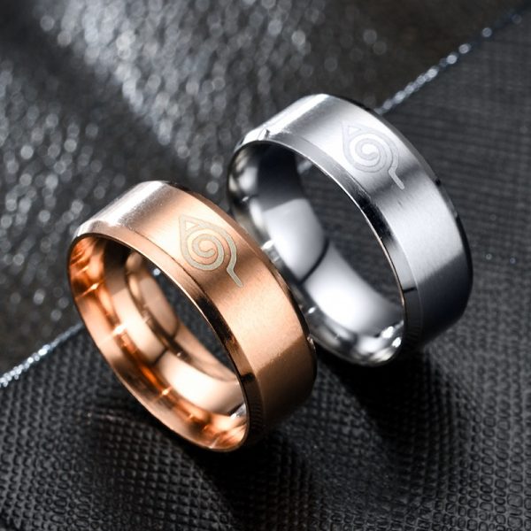 Naruto hidden leaf village Ring Stainless steel - Image 10