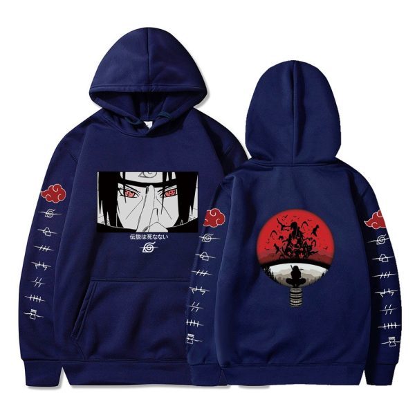 Naruto Long sleeved Sweater | kakashi; itachi; naruto; hidden leaf design - Image 14