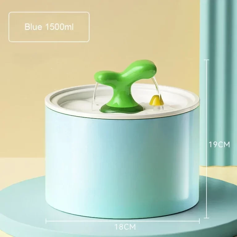WhisperFlow Ceramic Pet Fountain – 1L/1.5L Automatic Silent Dispenser
