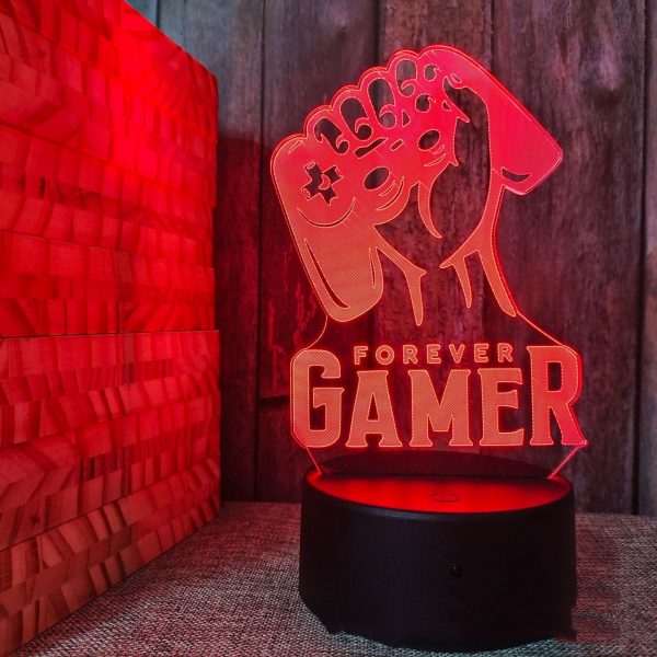 Forever gamer - 3D Night Light - Image 5
