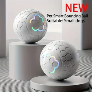 Automatic Smart Pet Toy Ball - Rechargeable, Bite Resistant, Automatic Smart Bouncing