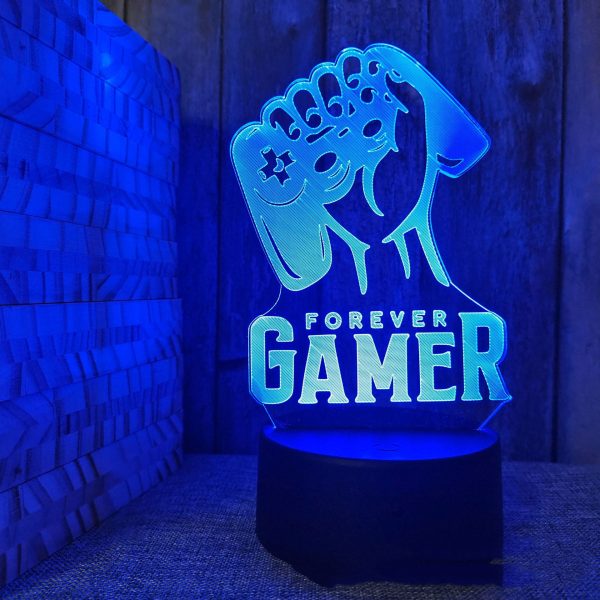 Forever gamer - 3D Night Light - Image 1